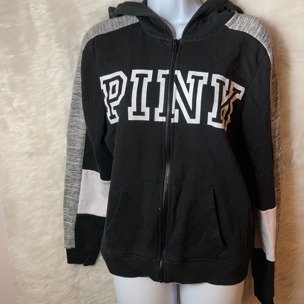 Victoria Secret PINK SZ M Hooded Jacket w/Pockets